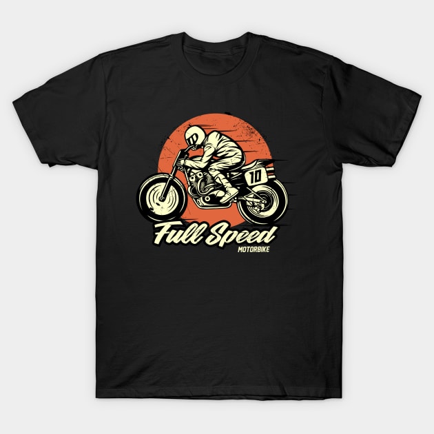 Full Speed Moto T-Shirt by D3monic